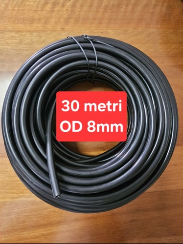Meters pipe 8mm black pe - 30,