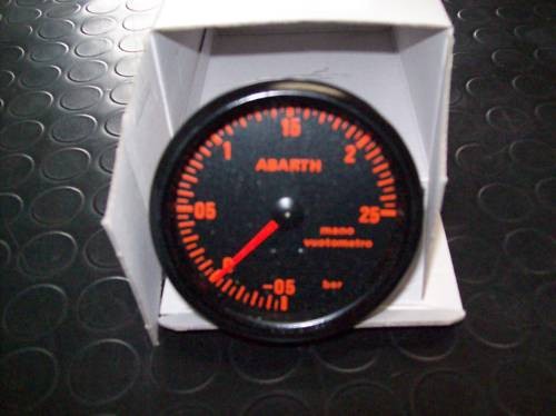 Abarth turbo pressure gauge - abarth,